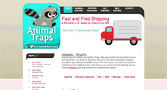 Desktop Screenshot of animaltraps.com